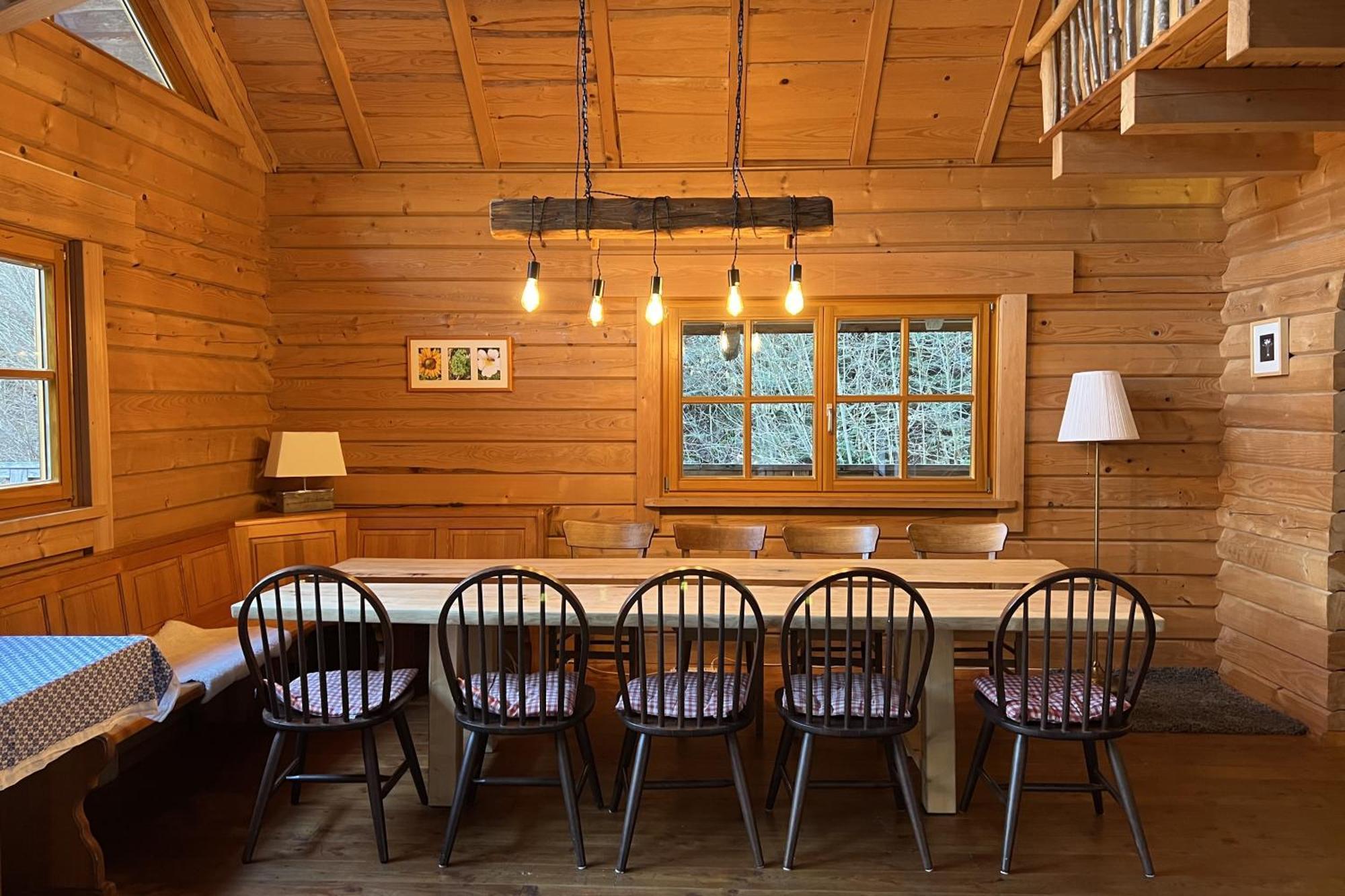 Schwarzwald Blockhaus - Sauna - Kamin - Mit Bettwaesche Und Handtuecher Schenkenzell Luaran gambar